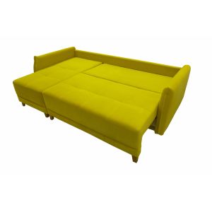 Угловой диван “Крокус” с оттоманкой. МФ Радуга
